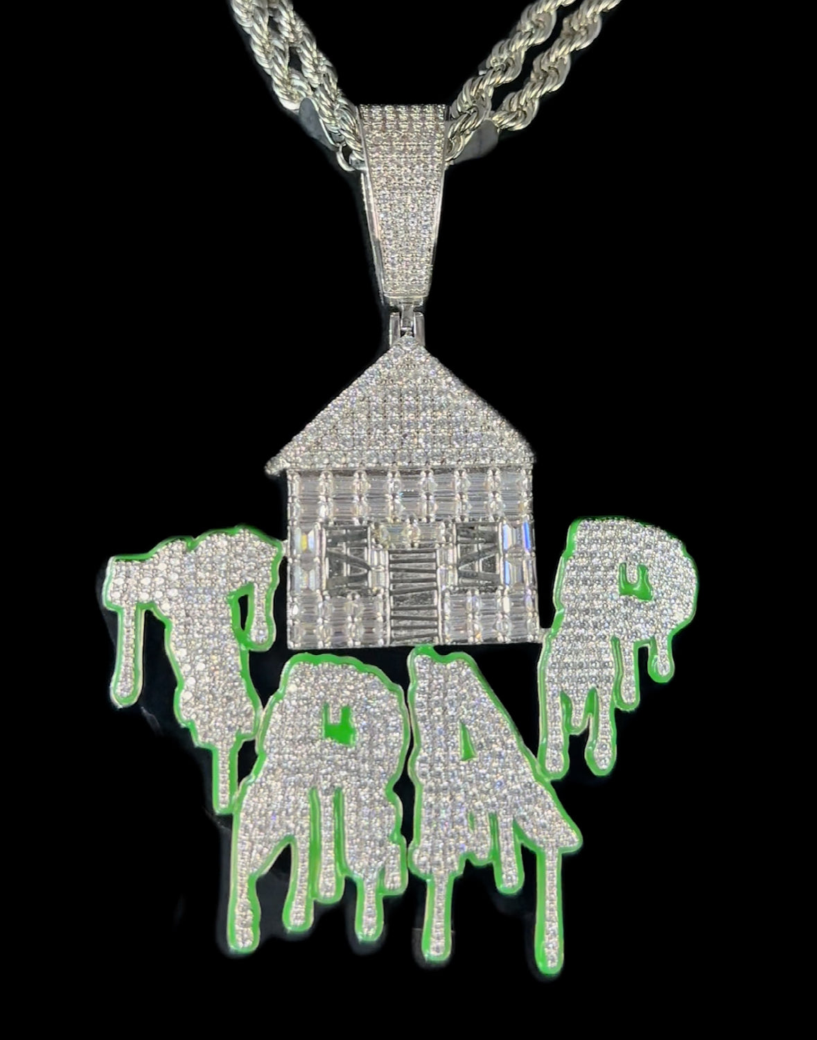 Slime Enamel Trap Pendant