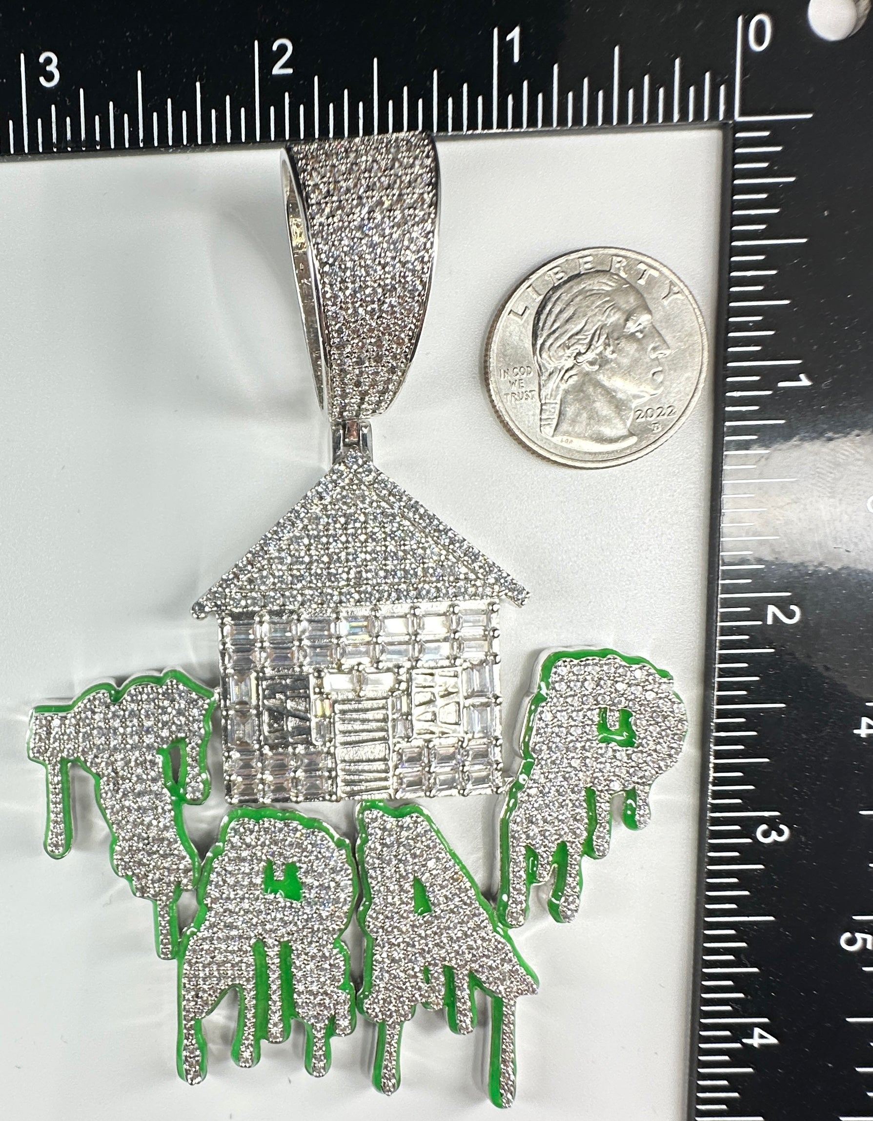 Slime Enamel Trap Pendant