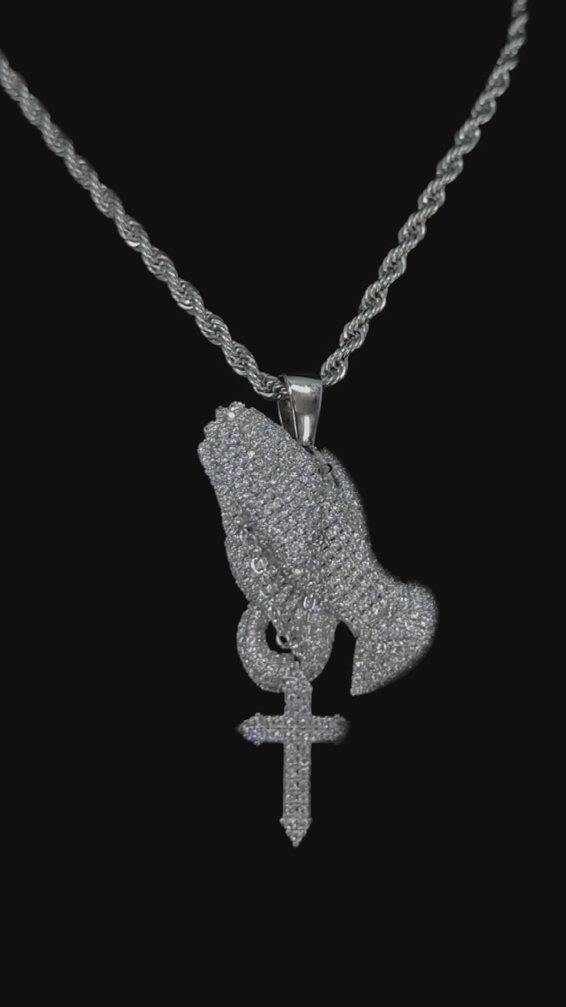 Praying Hands With Rosary