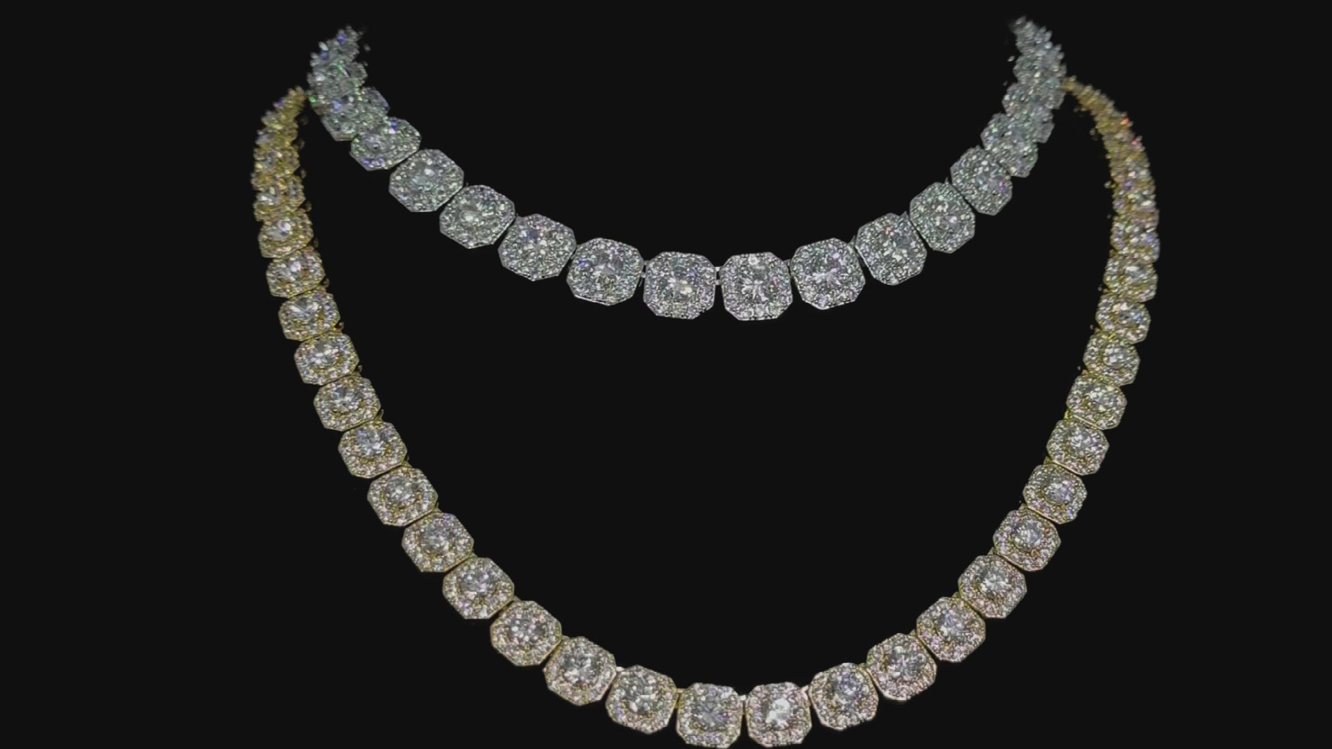 13mm Cluster Tennis Chain