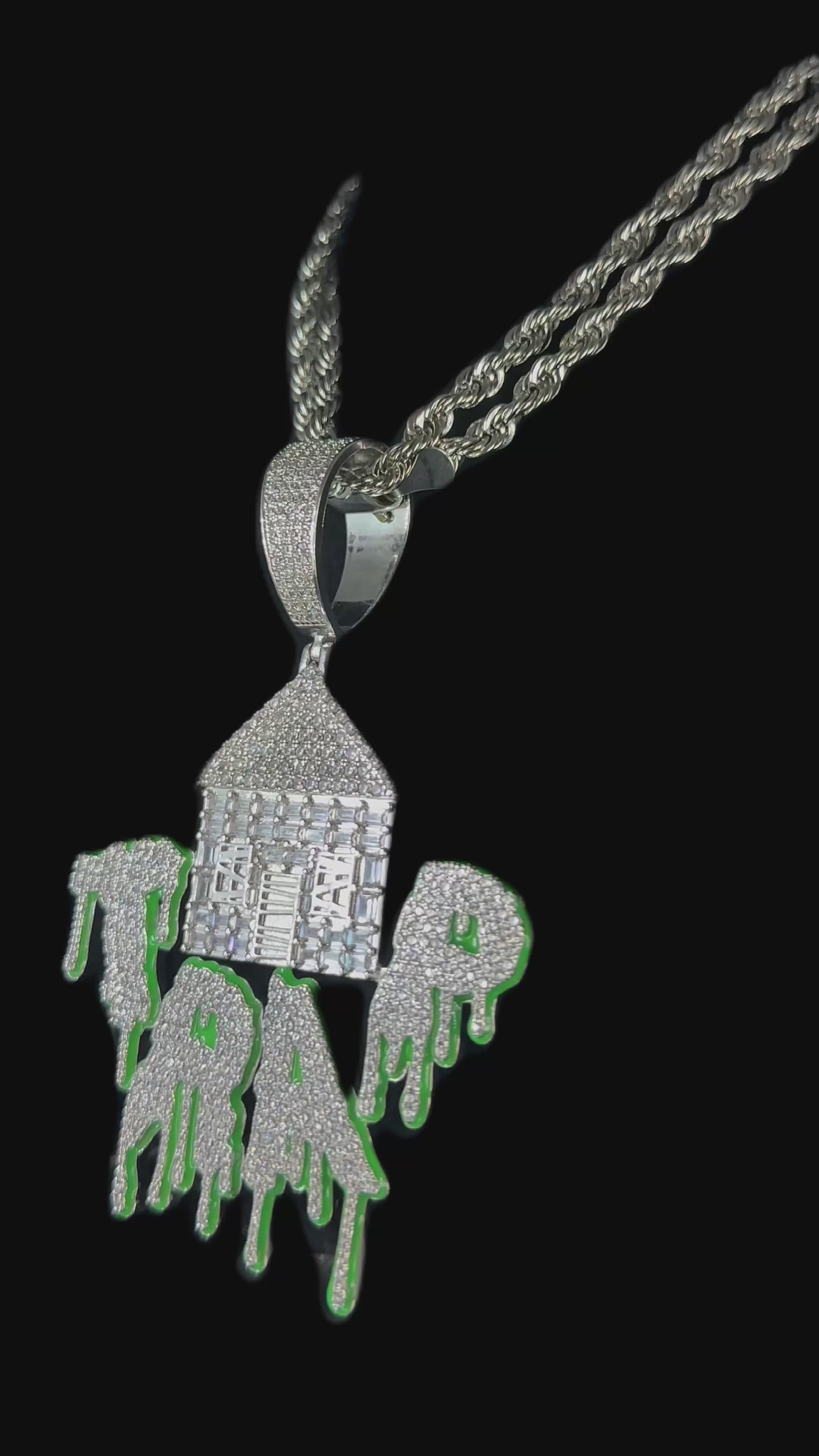Slime Enamel Trap Pendant