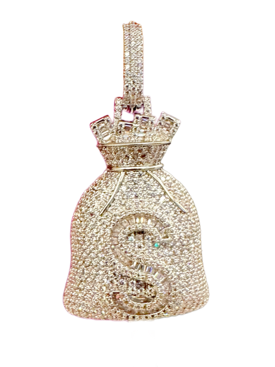 Small money bag pendant