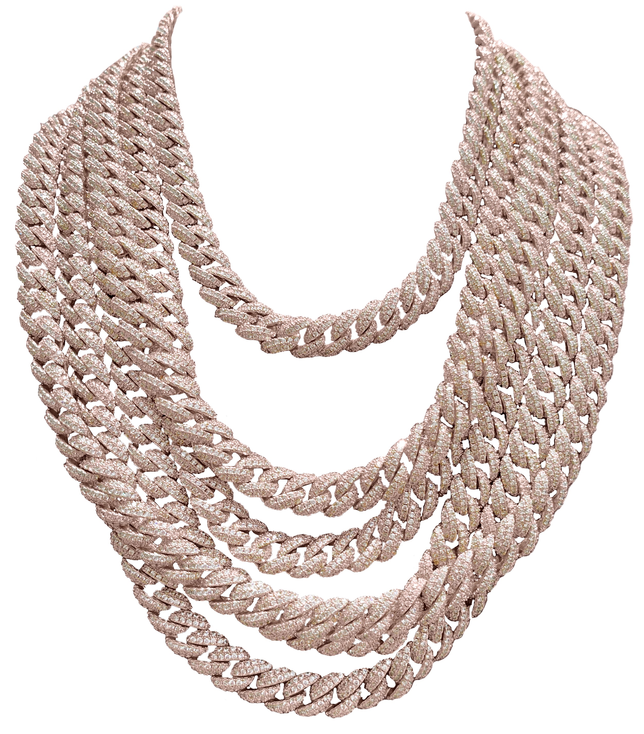 10mm 2 Row Cuban Chain