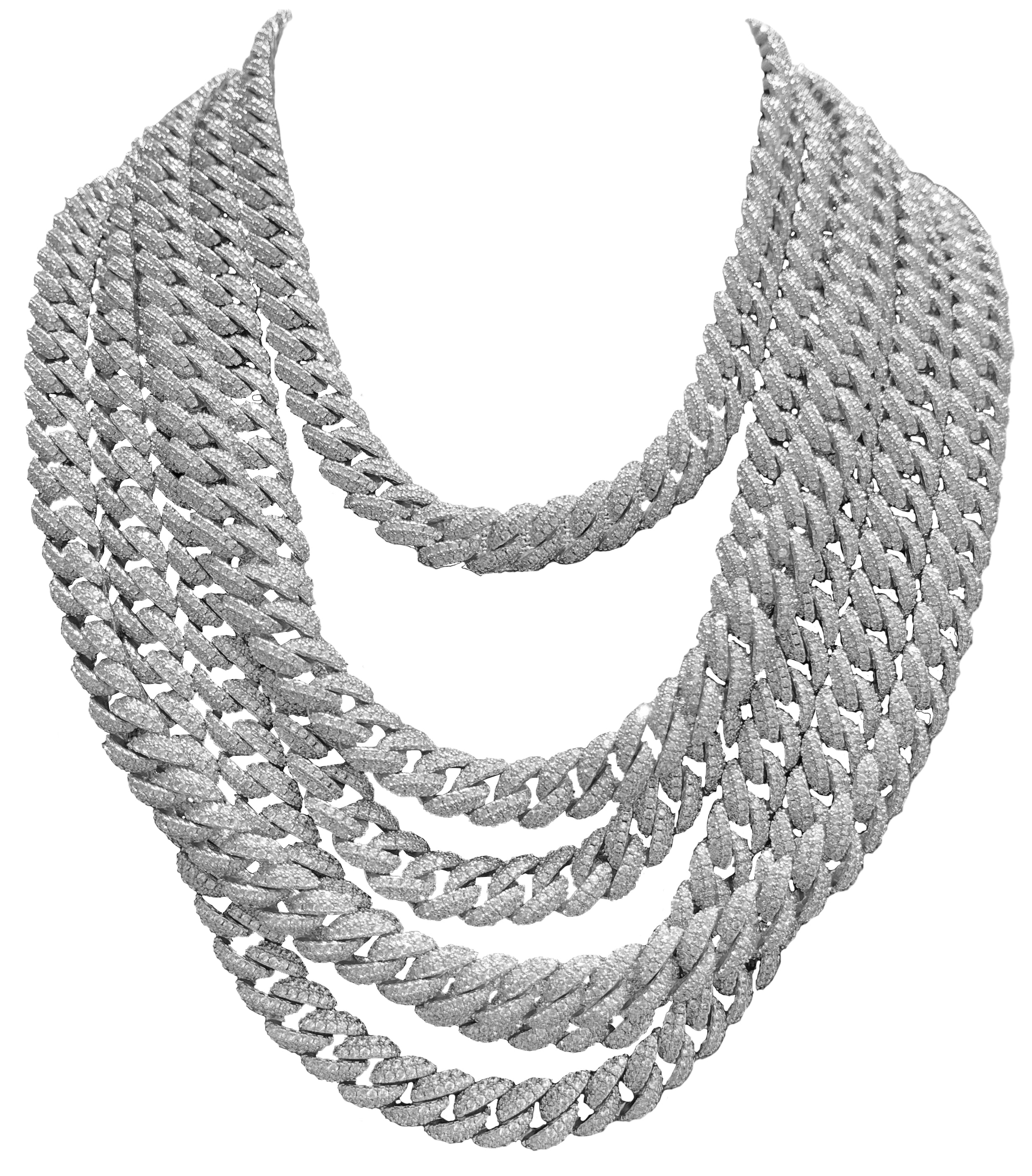 10mm 2 Row Cuban Chain