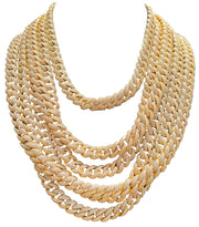 10mm 2 Row Cuban Chain
