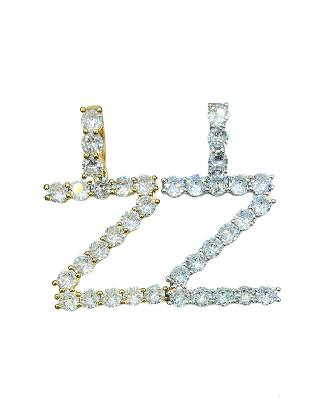 Solitaire Initial Letter Charm (A-Z)