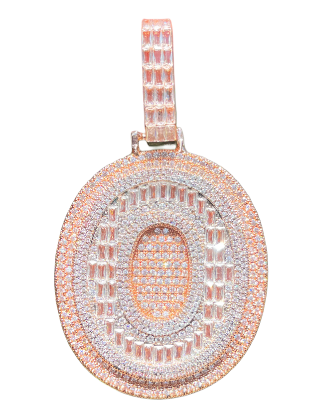 XL Baguette Letter Pendant (A-Z)