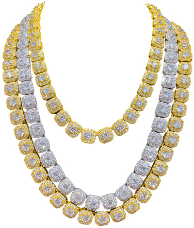 10mm Cluster Tennis Chain