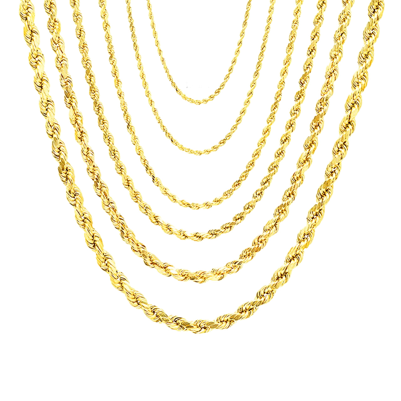 925 Silver Rope Chain (Solid)