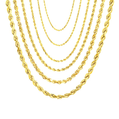 925 Silver Rope Chain (Solid)
