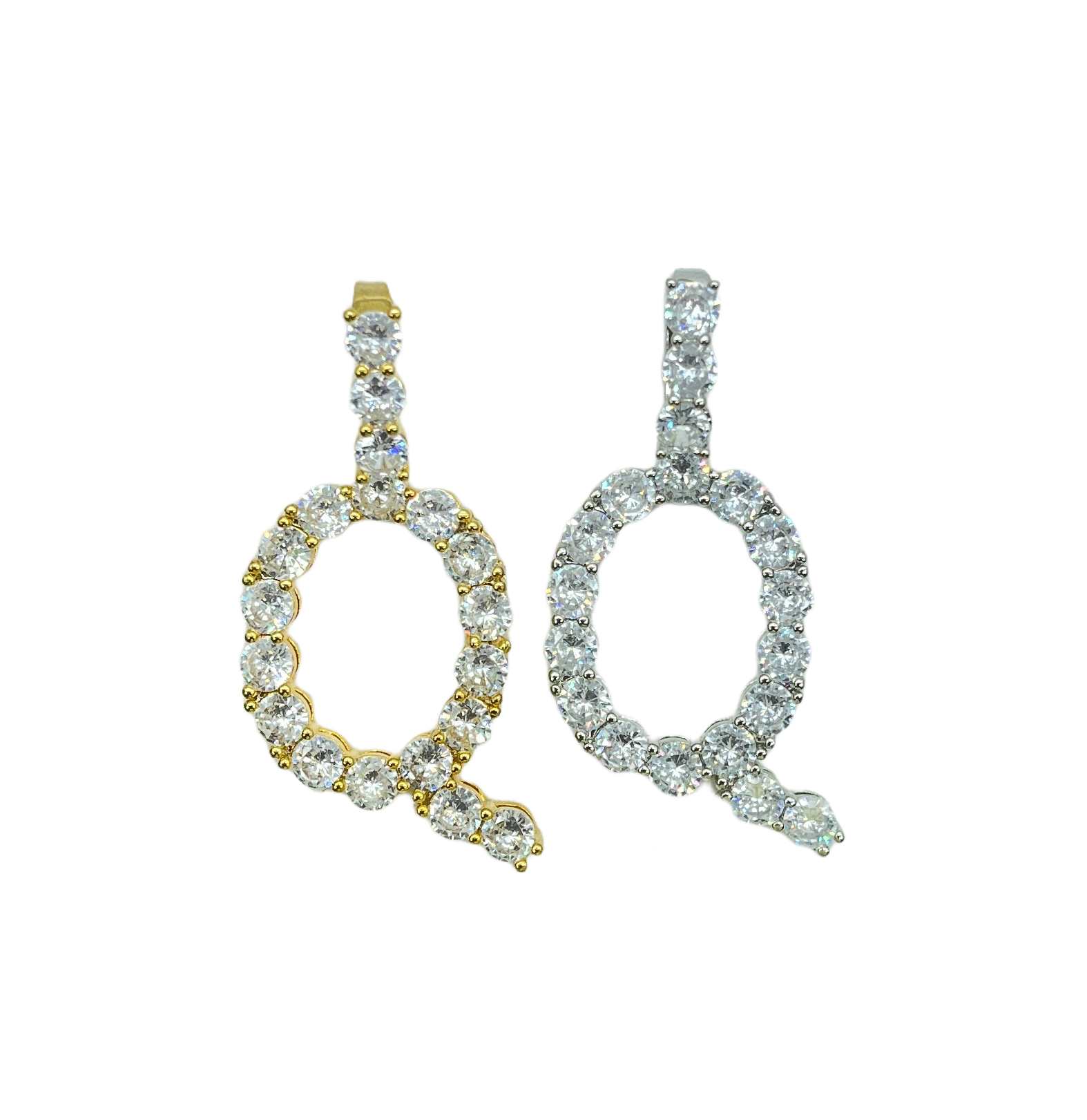 Solitaire Initial Letter Charm (A-Z)