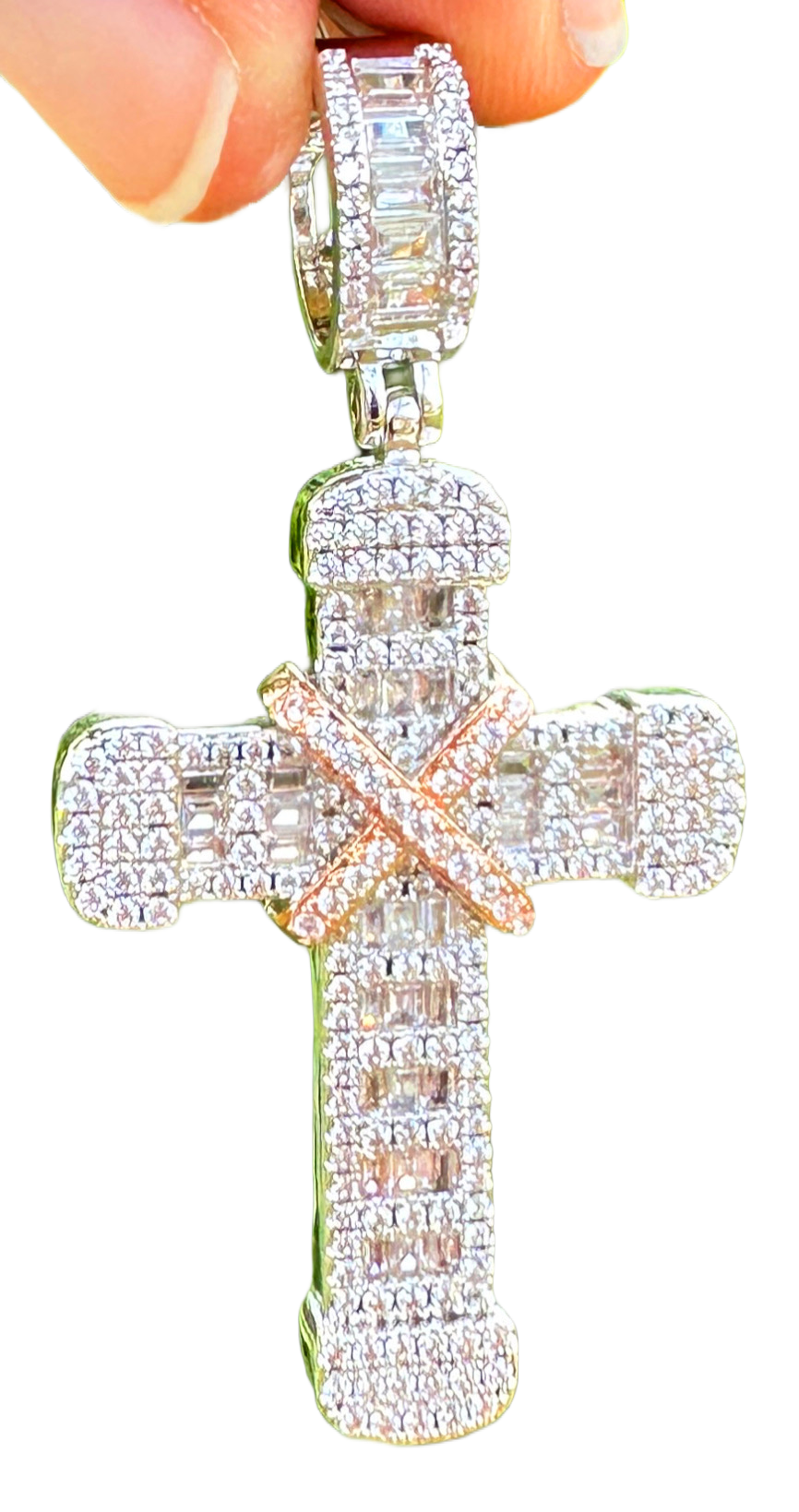 Ribbon Cross Pendant