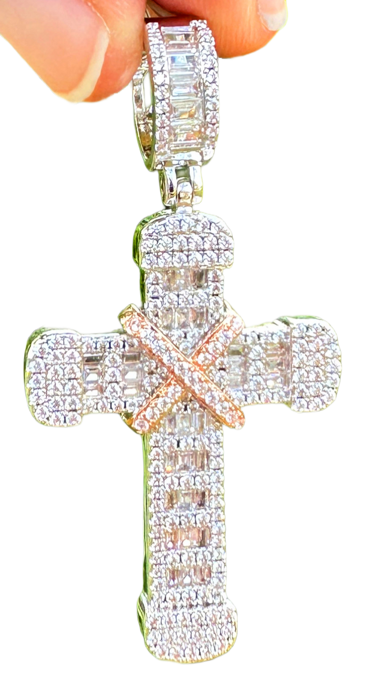 Ribbon Cross Pendant