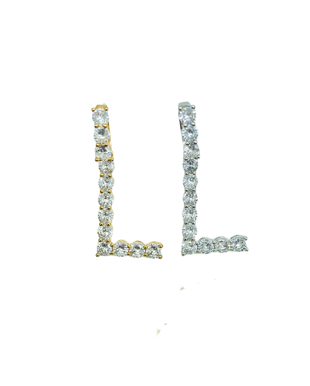 Solitaire Initial Letter Charm (A-Z)