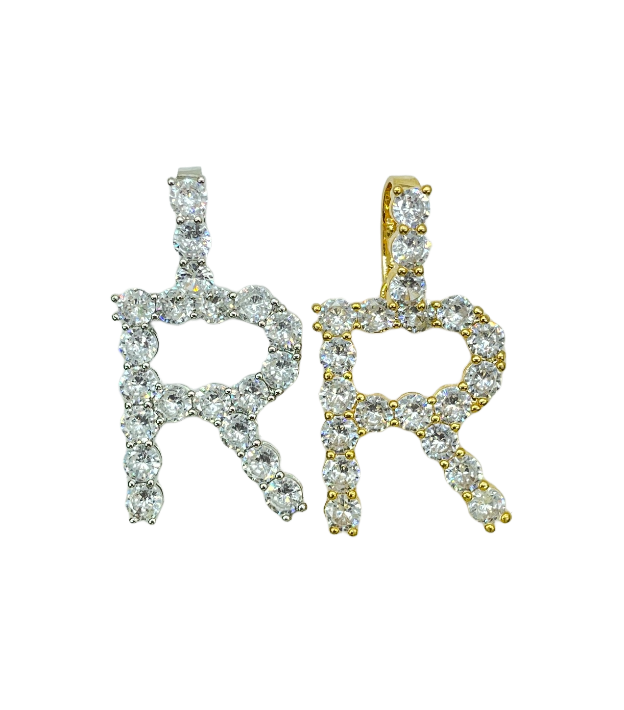 Solitaire Initial Letter Charm (A-Z)