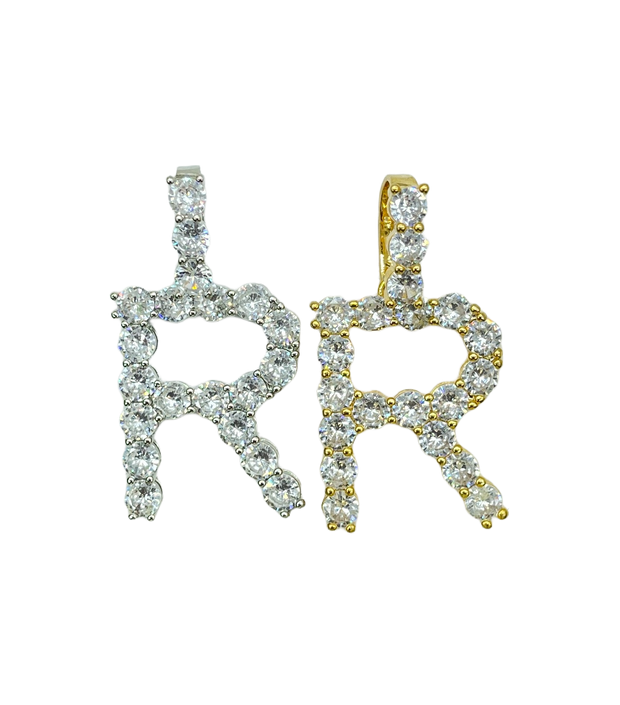 Solitaire Initial Letter Charm (A-Z)