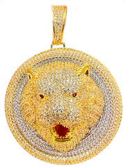 Big Circle Lion Pendant