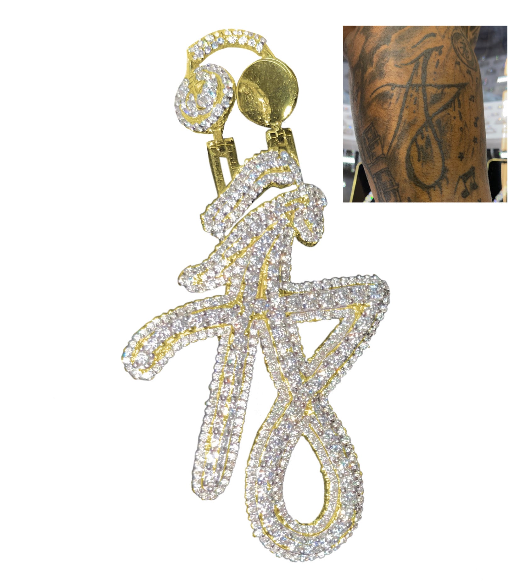 Tattoo "AJ"