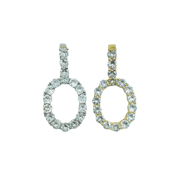 Solitaire Initial Letter Charm (A-Z)