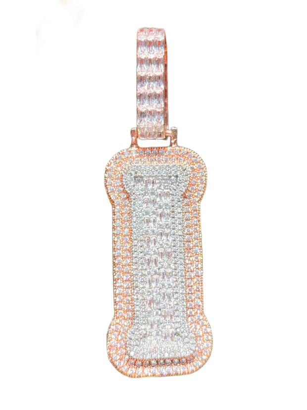 XL Baguette Letter Pendant (A-Z)